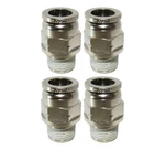 3/8" Hose X 1/4" Npt Push To Connect Straight Male Fittings - Pack. Fixed Price $32.40.