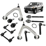 10X Front Upper Control Arms Tie Rod Sway Bar Link Kit For Hummer H3 2006-2010. Fixed Price $179.84.