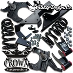 C10 5/7 Lowering Drop Kit 1973-1987 Square Body Pick Up Crown Suspension. Fixed Price $800.00.