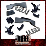 1992-1999 C1500 Suburban Lowering Drop 5"F 7"R Coils Spindles Flip Kit Cnotches. Fixed Price $539.90.