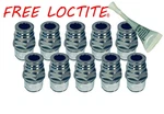 Push Connect Fitting For 3/8" Npt Od Air Line 10 Pack W/ Free Loctite. Fixed Price $50.90.