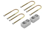 2" Aluminum Lowering Block Kit W/ U-bolts Universal Fit. Fixed Price $56.00.