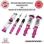 Godspeed Monoss Single-adj. Lowering Coilover Set For 17-22 Honda Cr-v RW1/2/5/6. Fixed Price $690.00.