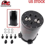 Aluminum 2.8L Fuel Surge Tank For Single 2.6L Dual 39-40MM Pumps 8AN Ports Us. Fixed Price $162.99.