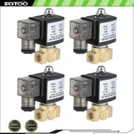 4PCS 1/4" Npt 110-120V Air Ride Suspension Valve Brass Electric Solenoid N/c. Fixed Price $39.39.