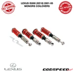 Godspeed Project Monors Coilover Damper Kit Fits 2001-2005 Lexus IS300 (XE10). Fixed Price $795.00.