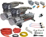 Airmaxxx Dual 480 Chrome Compressors & Wiring Kit. Fixed Price $399.95.