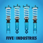FIVE8 Industries Coilovers Full Height Adjustable For Toyota Supra MK4 1993-1998. Fixed Price $697.00.