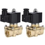 2PCS 3/4" Npt Valve Electric Solenoid 12V Brass Gas Water Air Normally Closed. Fixed Price $41.99.
