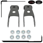For 07-18 Chevrolet Silverado Sierra 1500 Rear 2"-3" Drop Shackles Lowering Kit. Fixed Price $36.99.