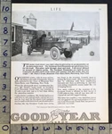 1919 Goodyear Tire Truck Grube Mountain View Dairy Farm Plattsburg Ad FC7180. Fixed Price $28.95.