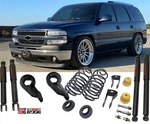 3" Front 4" Rear Drop Kit Keys Coils & Shocks 2000-2006 Chevrolet Tahoe. Fixed Price $621.49.