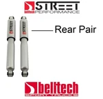 Belltech Pair Rear Lowered Shocks W/ 6" Drop 2019-24 Chevy Silverado Sierra 1500. Fixed Price $159.98.