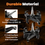 Front 2.5" Drop Spindle Lowering Kit With Rotor 1.25" For Chevy C10 2WD 73-87. Fixed Price $136.09.