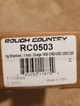 Rough Country RC0503 Drop Shackles. Fixed Price $45.00.