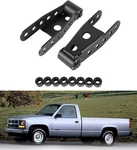 2" Rear Drop Shackles Kit For Chevy Silverado Gmc Sierra C1500 1988-2018. Fixed Price $51.49.