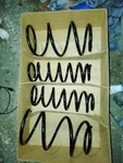 New Oem Toyota Front & Rear Trd Lowering Springs Red '09-'13 Corolla Matrix. Fixed Price $120.00.