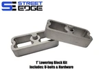 Street Edge 1" Aluminum Lowering Blocks For 1984-1995 Toyota Pickup. Fixed Price $44.99.