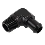 1/2" Npt Male To 5/8" Barb Fitting Adapter 90 Degree Aluminum Black. Fixed Price $9.99.