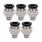 Pneumatic 3/8" Od Tube X 1/8 Npt Male Connector Air Push Fitting 5PCS. Fixed Price $10.99.