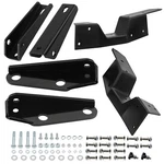 Rear C-notch + Shock Relocation Bracket Kit For Chevy C10 Gmc C15 1963-1972. Fixed Price $138.28.