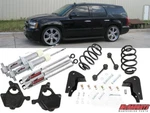 Suburban 07-14 Lowering Kit 3" Front Spindles Strut 5" Rear Drop Coils Shocks. Fixed Price $1112.05.
