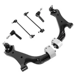 For Equinox/ Terrain 2.4L 3.6L 10-17 Front Lower Control Arms Tie Rod Ends Kit. Fixed Price $94.50.