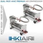 Hki Air Compressor - Dual 444C Ride Suspension And Horn Built Tough. Fixed Price $299.85.