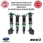REV9 Hyper-street Ii Coilover Kit W/ 32-WAY Damping For 2005-2009 Subaru Outback. Fixed Price $550.00.
