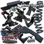 2 Door Tahoe Lowering Kit 4/6 Drop Coils Springs Spindles Flip. Fixed Price $1170.00.