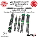 REV9 Hyper-street Ii Coilover Kit For 03-09 Mercedes E320 / E350 Sedan Rwd -W211. Fixed Price $565.00.