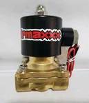 Airmaxxx 3/8" Brass Two-position Two-way Solenoid Valve. Fixed Price $24.99.