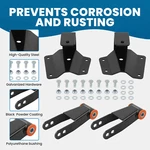3-4" Drop Kit Rear Shackles & Hangers For Chevy Silverado Gmc Sierra 1500 99-06. Fixed Price $68.08.