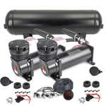 200 Psi Air Compressor 2PCS + 4 Gallon Tank With Five Display Ride Gauge. Fixed Price $331.99.