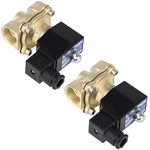 2PCS 3/4" Npt 24V Brass Electric Solenoid Valve Gas Water Air Normally Close. Fixed Price $42.99.