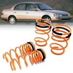 Orange 2" Drop Megan Race Lowering Spring Coil For 93-97 Toyota Corolla Sedan. Fixed Price $162.55.