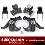 Fits 1973-1987 Chevy Gmc C10 2WD 1" Rotor 2.5"- 4" Drop Lowering Spindle Kit. Fixed Price $500.13.