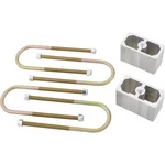 Universal Leaf Spring Lowering Block Kit 3" Drop With U-bolts & Hardware. Fixed Price $64.99.