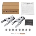Rear 2-3" Drop Lowering Shackles Kit For Chevy Silverado 1500 1/2 Ton 07-18. Fixed Price $43.99.