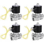 4PC 1/2" Npt Valve Electric Solenoid Air Ride Suspension Stainless Steel 110-120. Fixed Price $85.16.