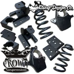 2016-2018 Silverado V6 4/6 Lowering Drop Kit Spindles Flip Crown Suspension. Fixed Price $999.00.