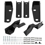 Rear C-notch + Shock Relocation Bracket Kit For Chevy C10 Gmc C15 1963-1972. Fixed Price $138.28.