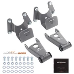 Rear 4" Lowering Drop Kit Shackle Hanger Fit Dodge D100 D150 Ram Charger 72-93. Fixed Price $85.82.