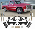 C-10 1973-1987 Mcgaughys 4.5/6 Deluxe Complete Drop Kit W/ Shocks For Ld Brakes. Fixed Price $1022.90.