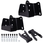 Rear 4" Drop Kit Leveling Lowering Shackles Hangers Ford F150 F100 73-96. Fixed Price $68.58.