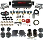Fastbag 1/2" Air Ride Kit With Chrome 580 Compressors Fits 1964 72 Chevy A-body. Fixed Price $1569.99.