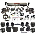 X-series Stainless Tank Ride Kit W/airlift 3/8" 27685 3P Fits 1958-64 Impala. Fixed Price $2944.92.