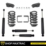 Maxtrac 3"/5" Drop Lowering Kit W/ Shocks K331135 For 1973-1987 Chevy C10 2WD. Fixed Price $541.44.