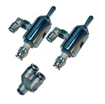 Pair Manual Toggle / Paddle Pneumatic Valves With Fittings Fill & Dump. Fixed Price $156.90.