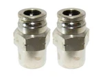 1/4" Hose X 1/8" Npt Push To Connect Straight Female Fittings - 2 Pack. Fixed Price $20.40.